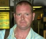 Paul Gascoigne victime d'un accident de la route à Newcastle, le 13 juin 2010.