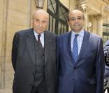 Antoine et Pierre-Antoine Bernheim au déjeuner Père & Fils au Taillevent, mardi 15 juin