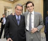 François et Clément Lebel au déjeuner Père & Fils au Taillevent, mardi 15 juin