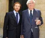 Fritz et Jean-Marie Rossi au déjeuner Père & Fils au Taillevent, mardi 15 juin