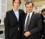 Ivan de Quercize et son père Stanislas au déjeuner Père & Fils au Taillevent, mardi 15 juin