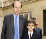 Louis et Pierre-LouisGiscard d'Estaing au déjeuner Père & Fils au Taillevent, mardi 15 juin