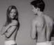 Kate Moss et Mark Wahlberg pour Calvin Klein en 1992