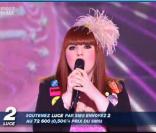 Luce lors de la finale de  Nouvelle Star , à Baltard, le 15 juin 2010.