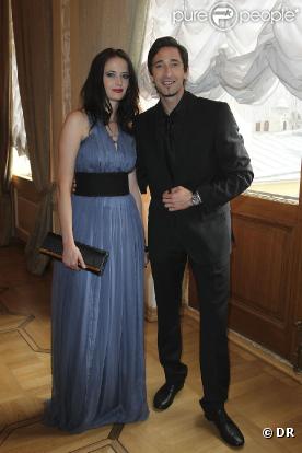 Eva Green et Adrien Brody lors du diner organisé par Montblanc pour inaugurer le festival des Nuits Blanches de Saint Petersbourg le 17 juin 2010 