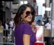 Salma Hayek se rend au David Letterman Show au Théâtre Ed Sullivan à New York le 21 juin 2010