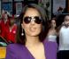 Salma Hayek se rend au David Letterman Show au Théâtre Ed Sullivan à New York le 21 juin 2010