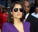 Salma Hayek se confie lors du David Letterman Show le 21 juin 2010