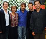 La bande de France Inter autour du boss quand tout allait bien avec Stéphane Guillon, Pascale Clark, Nicolas Demorand, et Morel