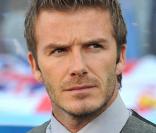 David Beckham, dépité, lors de la défaite des Anglais face à l'équipe allemande à l'occasion de la Coupe du monde 2010 le 27 juin 2010 en Afrique du sud