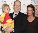 Stéphanie Grimaldi et son frère Albert 
