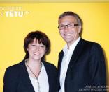 De nombreuses stars ont accepté de prendre des poses fun, bariolées, osées et follement gaies devant l'objectif de l'agence Mediaholic, pour célébrer le 15e anniversaire de TÊTU en 2010. Dont Martine Aubry et Laurent Ruquier. 
