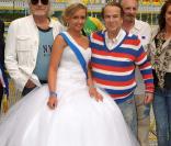 Inauguration de La Fête des Loges à Saint-Germain-en -Laye : Hugues Aufray et Paul-Loup Sulitzer 