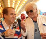 Inauguration de La Fête des Loges à Saint-Germain-en -Laye : Hugues Aufray et Paul-Loup Sulitzer<br />