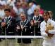 Rafael Nadal s'impose en finale de Wimbledon, face à Thomas Berdych, à Londres, le 4 juillet 2010.