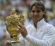 Rafael Nadal s'impose en finale de Wimbledon, face à Thomas Berdych, à Londres, le 4 juillet 2010.