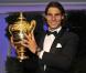 Rafael Nadal, vainqueur de Wimbledon 2010, ici lors du dîner de clôture du tournoi, le 4 juillet 2010, à Londres.
