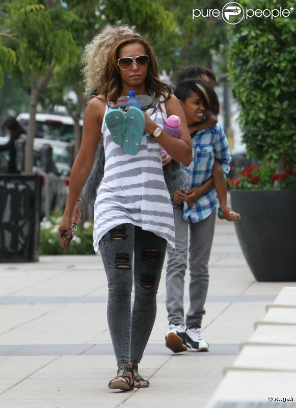Melanie Brown à Los Angeles, le 3 juillet 2010