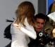 Shia LaBeouf et Rosie Huntington-Whiteley sur le tournage de Transformers 3 , de Michael Bay, à Los Angeles, le 17 juin 2010.