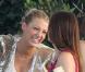 Leighton Meester et Blake Lively sur le tournage de Gossip Girl à Paris, le 8 juillet 2010