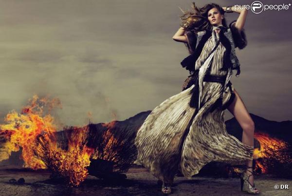 Gisele Bündchen pour les 40 ans de Roberto Cavalli