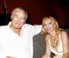 Gérard de Villiers et sa compagne Sylvie Elias lors de la soirée Monica Baccardi à l'Hôtel Byblos à Saint-Tropez le 27 juillet 2010