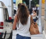 Irina Shayk à West Village à New York, le 29 juillet 2010