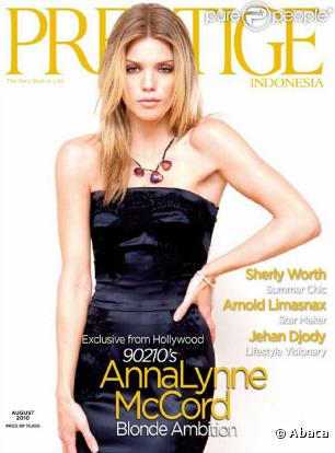 AnnaLynne McCord,  Prestige , août 2010