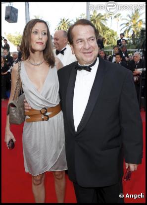 Paul-Loup Sulitzer et Annabelle Rahal au Festival de Cannes en 2010