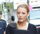 Blake Lively sur le tournage de Gossip Girl, le 4 août 2010