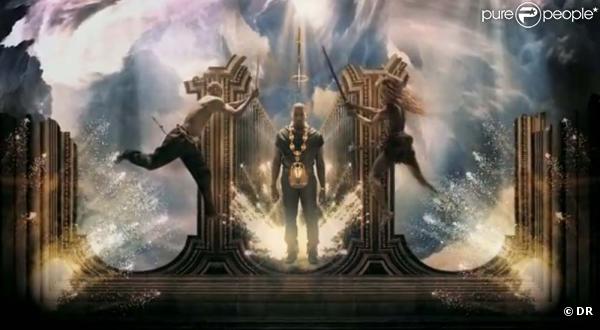 Des images du clip  Power  de Kanye West, réalisé par Marc Brambilla, août 2010
