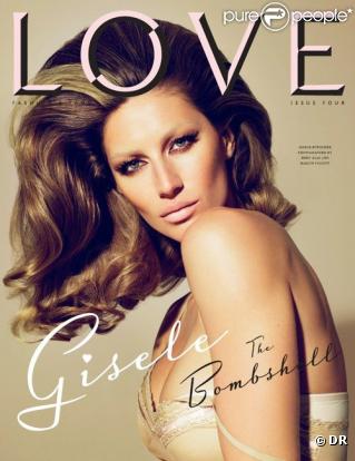 Gisele Bündchen pour Love Magazine