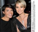 Alessandra Sublet avec Laeticia à l'anniversaire de Johnny le 15 juin 2010