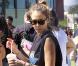 Jessica Alba lors d'une partie de Kickball à Los Angeles