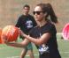 Jessica Alba lors d'une partie de Kickball à Los Angeles