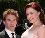 Seth Green et son épouse Clare Grant lors de la soirée des 62e Arts Creative Emmy Awards à Los Angeles le 21 août 2010