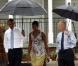 Barack et Michelle Obama à La Nouvelle-Orléans, pour le cinquième anniversaire de l'ouragan Katrina