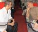 Daniel Cohen, Hervé Mimran et Nader Boussandel font la promotion du film Tout ce qui brille, dans le cadre de la sortie DVD. Dans l'IDTGV Paris-Lyon, le 26 août 2010