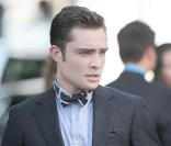 Ed Westwick sur le tournage de Gossip Girl à New york, le 31 août 2010