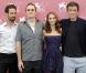 Benjamin Millepied, Darren Aronofsky, Natalie Portman et Vincent Cassel, à l'occasion du photocall de  Black Swan , présenté en ouverture de la 67e Mostra de Venise, le 1er septembre 2010.