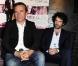 Pascal Chaumeil et Romain Duris à Londres pour la promotion de L'Arnacoeur