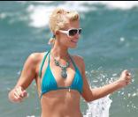 Paris Hilton à Hawaï en vacances en 2009