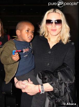 Madonna et son fils David