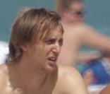 David et Cathy Guetta à Miami. Tim-Elvis a très envie que son papa vienne se baigner avec lui...