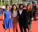 Elodie Bouchez, la réalisatrice Zeina Durra, l'acteur Karim Saleh et l'actrice Marianna Kulukundis au festival de Deauville pour la présentation du film The Imperialists are Still Alive le 9 septembre 2010