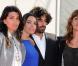 Elodie Bouchez, la réalisatrice Zeina Durra, l'acteur Karim Saleh et l'actrice Marianna Kulukundis au festival de Deauville pour la présentation du film The Imperialists are Still Alive le 9 septembre 2010