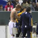 David Beckham, le retour du héros (et de ses tatouages), pendant que Ribéry travaille son coup de boule !