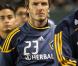 David Beckham, après six mois d'indisponibilité, a fait son retour sur le terrain le 11 septembre 2010 avec les Los Angeles Galaxy, disputant 15 minutes du match victorieux face à Colombus Crew.