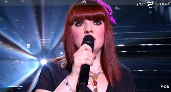 Luce lors de sa victoire de la huitième saison de Nouvelle Star à Baltard