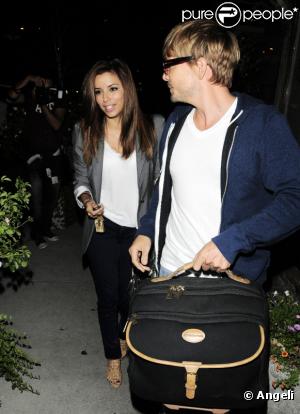 Eva Longoria sort de chez le coiffeur, à Hollywood. 14/09/2010